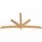 Ekena Millwork Alberta Timber Gable Bracket, Western Red Cedar, 108"W x 58"H x 3 1/2"D x 5 1/2"F, 13/12 Pitch GBW108X58X0406ALB00SWR - alternate 3